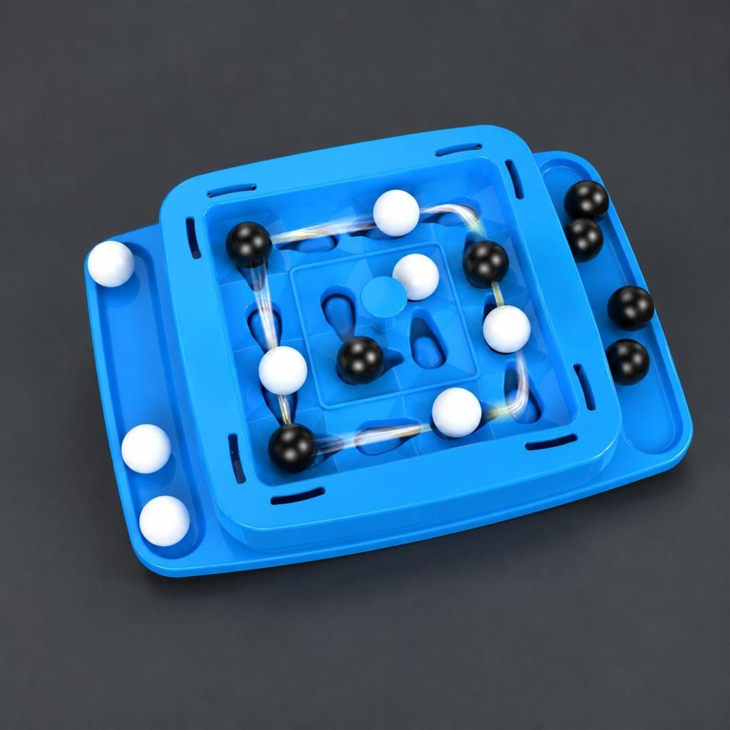 Rotating Fourin1Row Game Board TwoPlayer Set FamilyFriendly for Families, Adults,