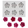 Rose Flower Silicone Moulds For Cake Decorating Cupcake Topper Candy Chocolate Gum Paste Polymer Clay Set Of 1