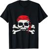 Dárkové tričko Jolly Roger Pirátská lebka a zkřížené hnáty