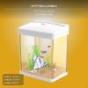 Acrylic Desktop Fish Tank, Mini Aquarium, Transparent Goldfish & Turtle Bowl Short 29*19*19cm
