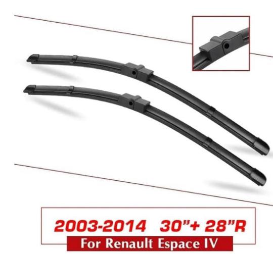 

Для Renault Espace 4 5 2003-2018 Дворники 30 + 28 Дворники Renault Espace 4 5 2003-2018 30 inch + 28 inch