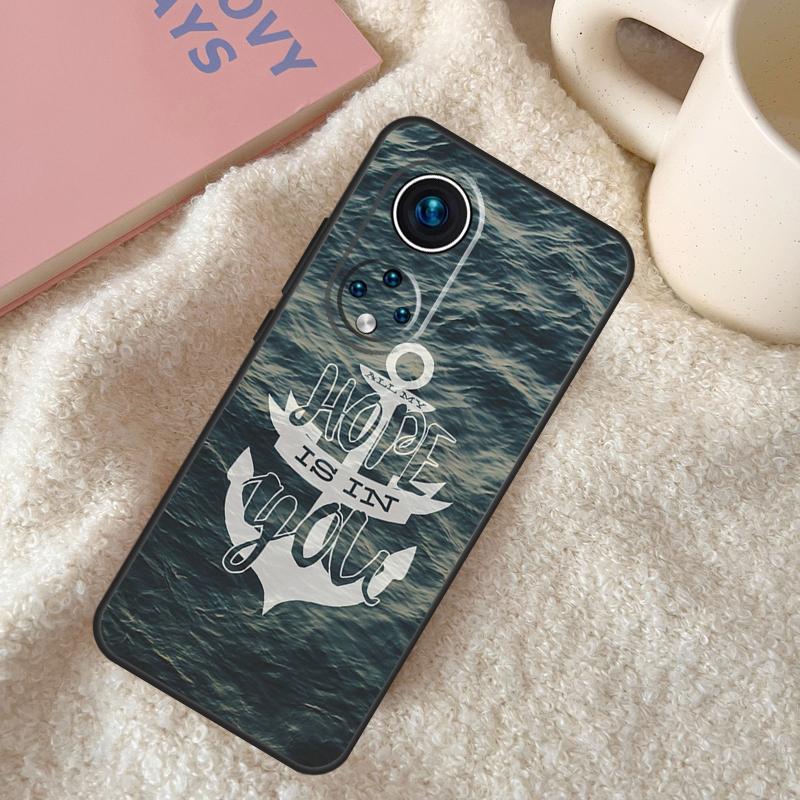 Stripes Anchor Boat Ship Case For Honor 200 Pro X9b X9a X8b X8a X8 X9 X9c 50 70 90 Lite Honor Magic 7 6 5 Pro Coque