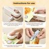 Refrigerator magnetic sealing clips Mini Bag Sealing Tool small portable handheld sealing machine Kitchen Special Tools