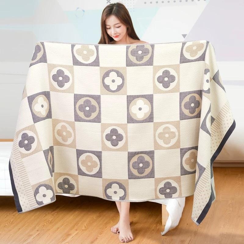 Toalla de Baño de Muselina de Algodón Extra Grande 75x150cm Ultra Absorbente Suave Uso Doméstico No Suelta Pelusa Perfecta Para Baño y Gimnasio