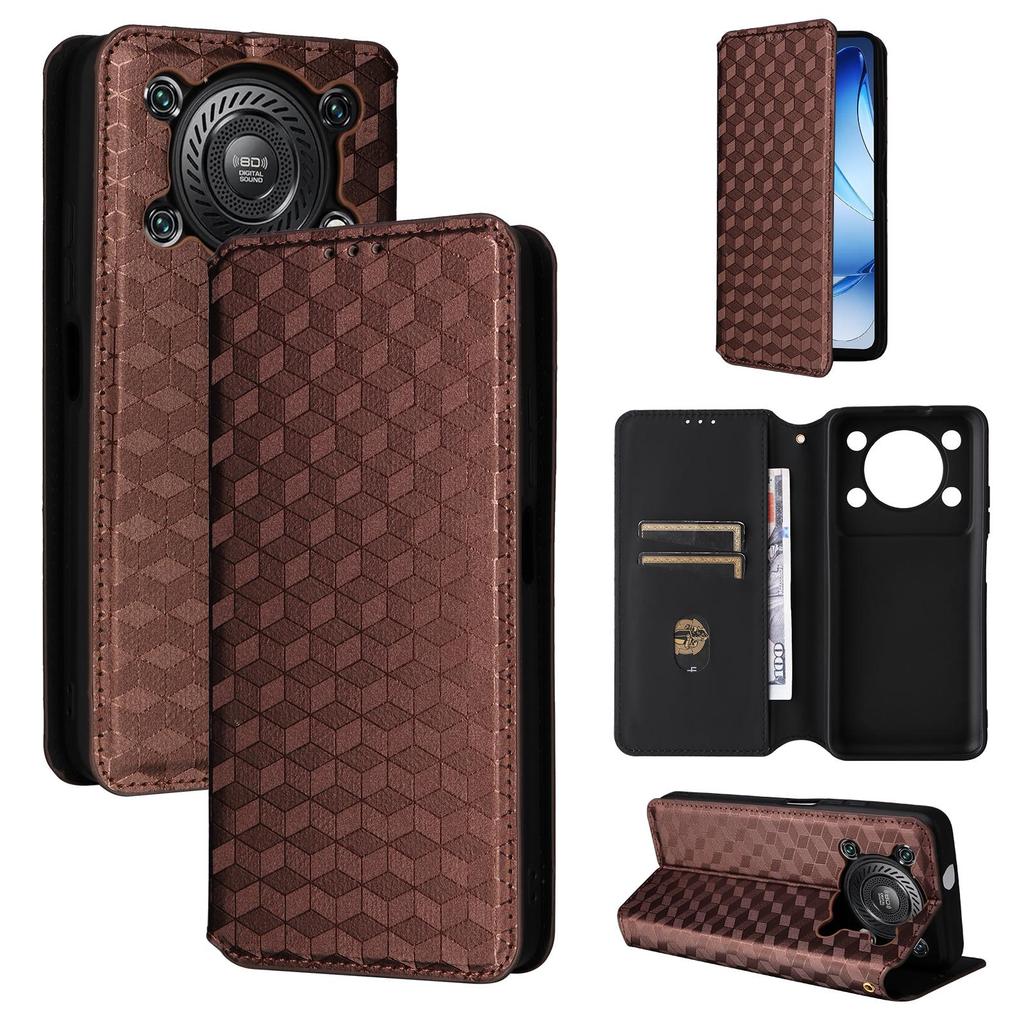 Funda Tipo Libro para Oukitel C60/C60 Pro Cuero PU Protección de Cuerpo Completo Con [Bloqueo RFID] Cubierta Retro Duradera