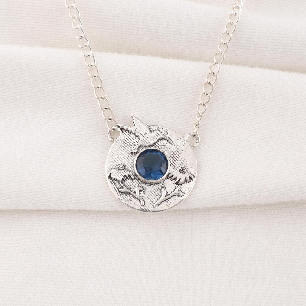 Amethyst Pendant Gemstone Jewelry, 925 Solid Sterling Silver Pendant, Gift For Women Handmade Pendant