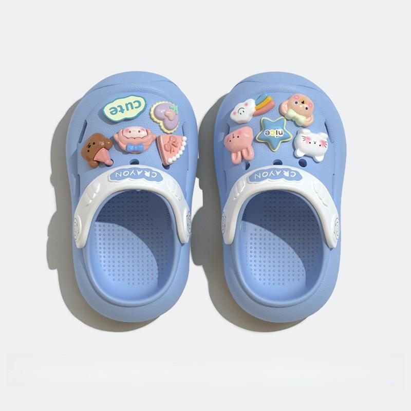 Eva Kids Sandals With Animal Pattern For Summer Play And Nonslip Safety