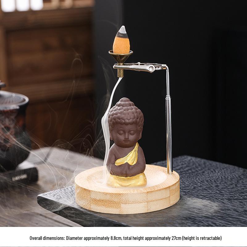 Zen Style Indoor Inverted Incense Burner - Creative Home Decoration Incense Holder