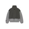 Fear of God Essentials Ss24 Nylon Fleece Mockneck Sweatshirt Men Sweatshirts Deep-Wheat-Gray Ink-Black Dht-Otm 202SP244303F