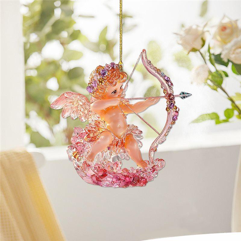 Christmas Tree Acrylic Christmas Baby Decoration Baby Ornament Valentine'S Day Pendant Angel Pendant Rearview Accessories