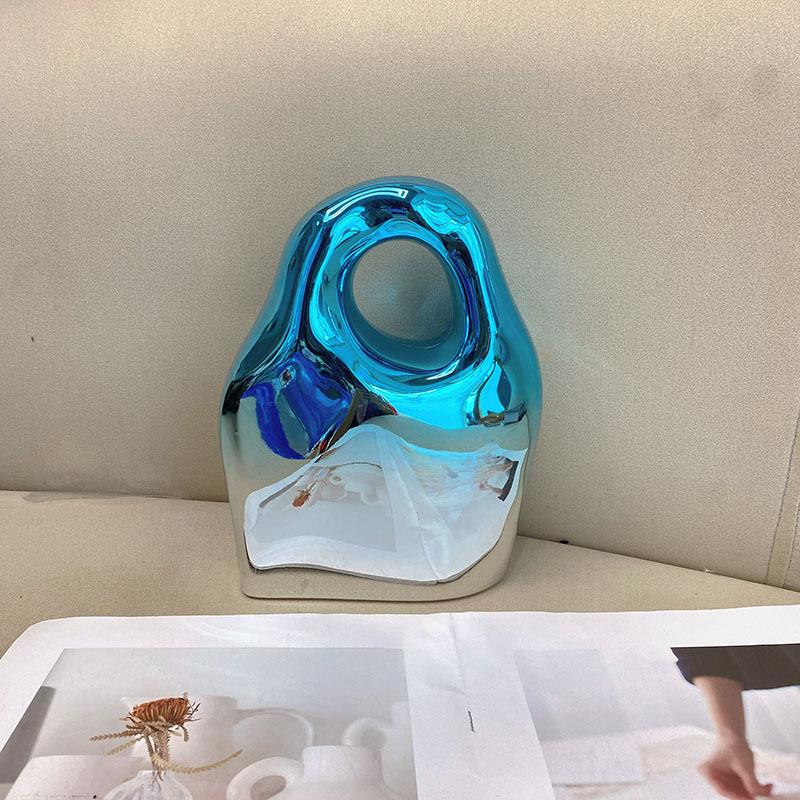 SimpleFashionable Acrylic Box Handbag NicheDesign Irregular High-End Feel EuropeanAndAmerican Style Women s Evening Bag