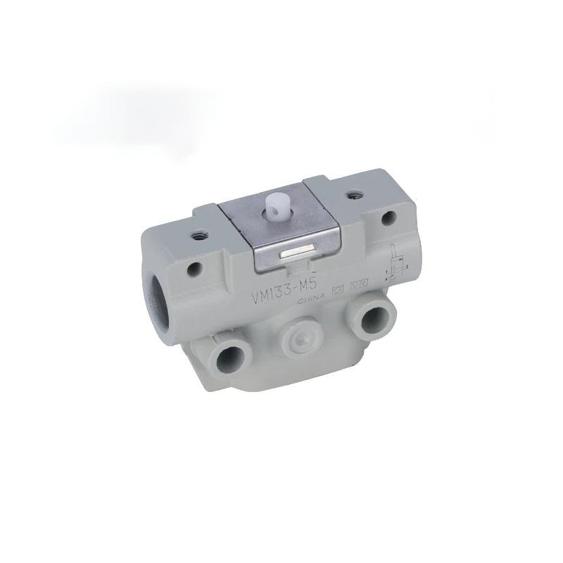 Pneumatischer Rollenschalter Zwei-Wege-Schalter Zwei-Positionen-Schalter Drei-Wege-Schalter Mechanisches Ventil Manuelles Ventil VM131-01-00A VM120-01-00A VM133-M5-01SA