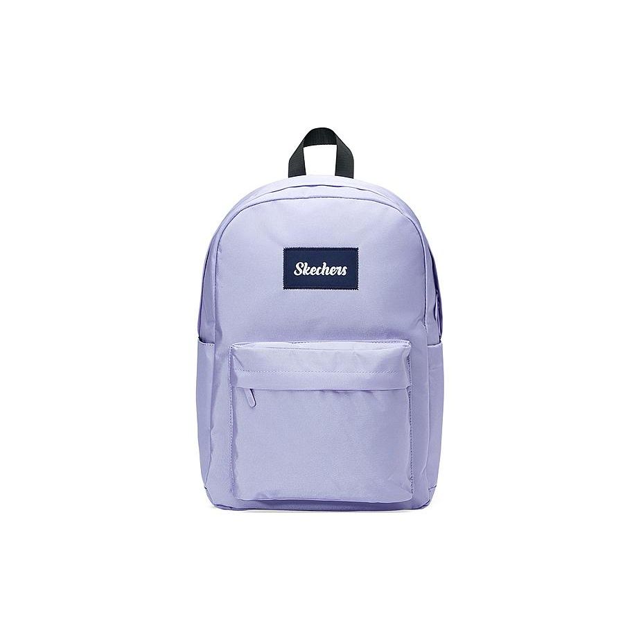 Skechers Zipper Closure Fabric Backpack Large Unisex Backpacks Tulip-Purple L423U142-00P0 Tulip Purple,Large