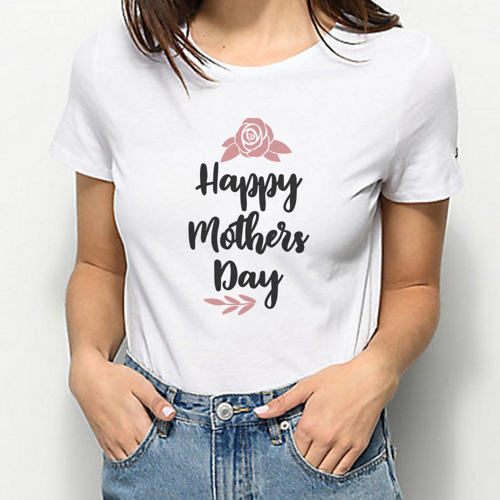 Women S Summer Shirt Happy Mother S Day Letter T Shirt Give Yourself A Gift O