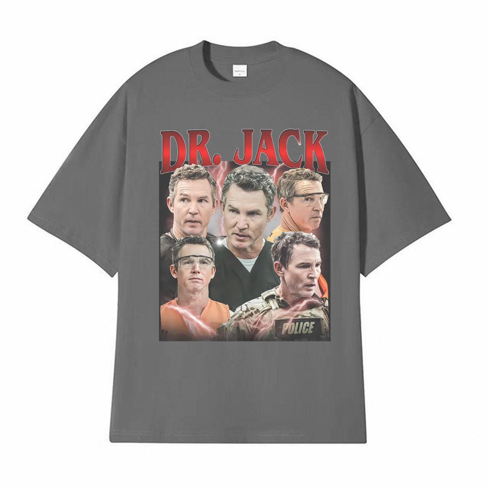 Limited Dr Jack Abbot Retro Movie HN7 Graphic T Shirts Unisex Women Fashion Casual Tee Shirt High Quality ONeck Tshirt Streetwear