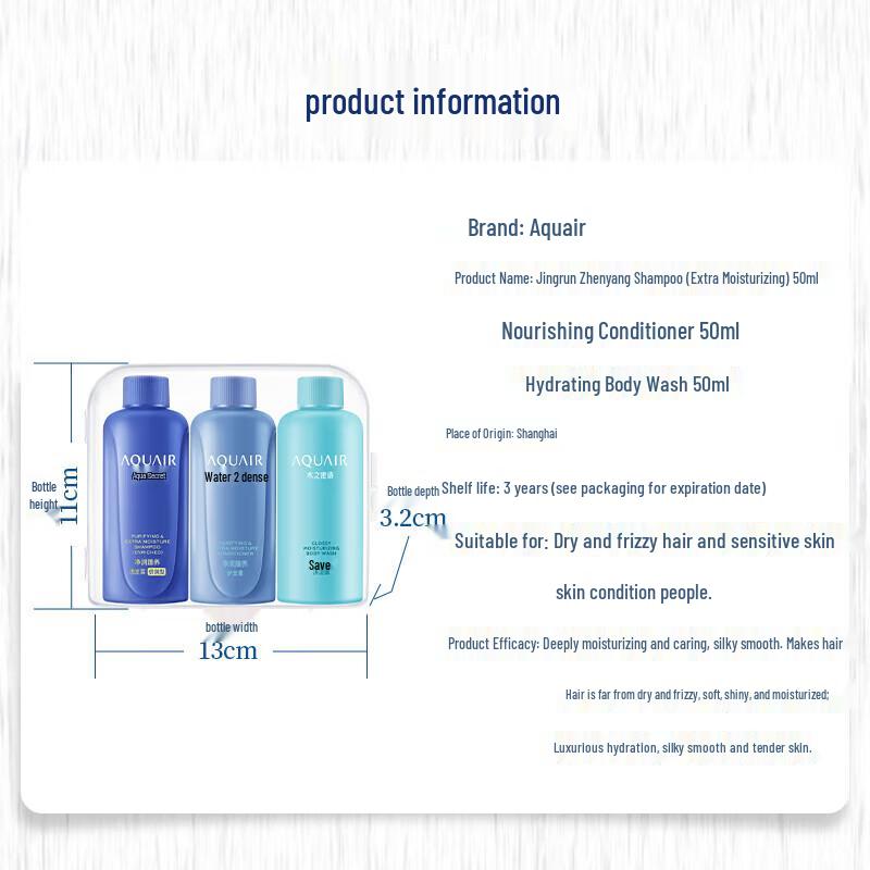 AQUAIR Enriched Hydration Travel Kit