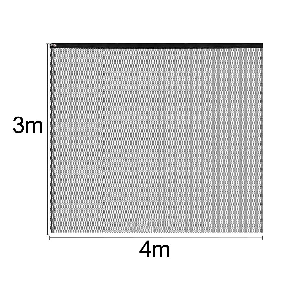 Black Breathable Plant Net Plant Cover Zipper Garden Cover Fruit Tree Net 3x4 Meter Size Easy Installation Design