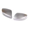 1 Pair Car Left Right Side Rearview Mirror Cover Cap With Signal Light Hole Fit For Nissan Sentra 2013- Silver ABS