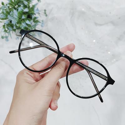 New TR90 Fashionable Anti-blue Light Glasses Insert Flat Frame for Women Without Makeup Slimming Glasses Frame with Glasses Frame