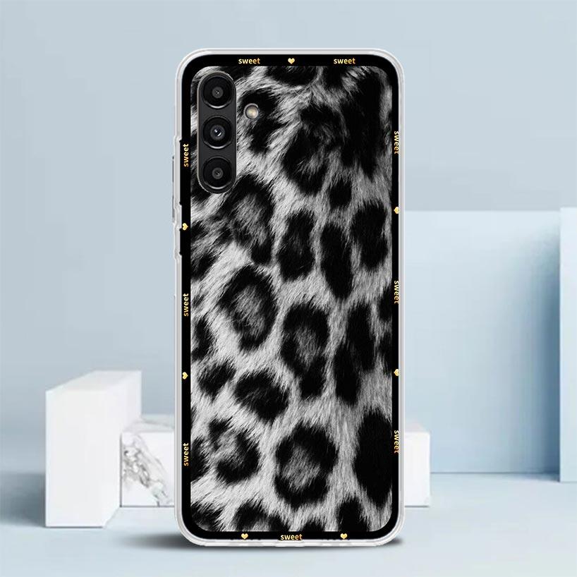 Animal Leopard Print Phone Case For Samsung Galaxy A17 A37 A57 A16 A15 A14 A13 A56 A55 A54 A53 A36 A35 A34 A33 A26 A25 A24 A23 G