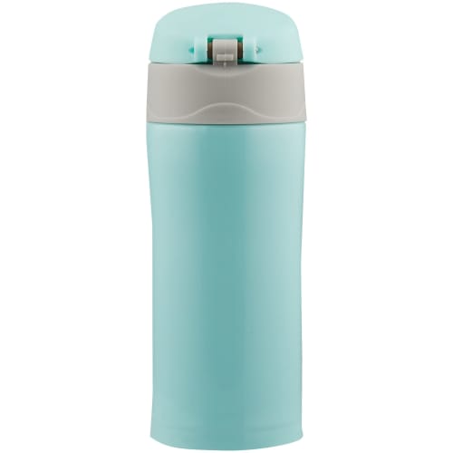 Living GRACE XS-350 BL 300ml Water Bottle, Direct Drinking, One-Touch Opening, Vacuum Insulated, Stainless Steel Bottle, Keeps Hot or Cold, Blue