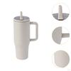 40 oz Tumbler with Handle Coffee Mug for Travel Keeps Hot/Cold Hours Iced Tea Black