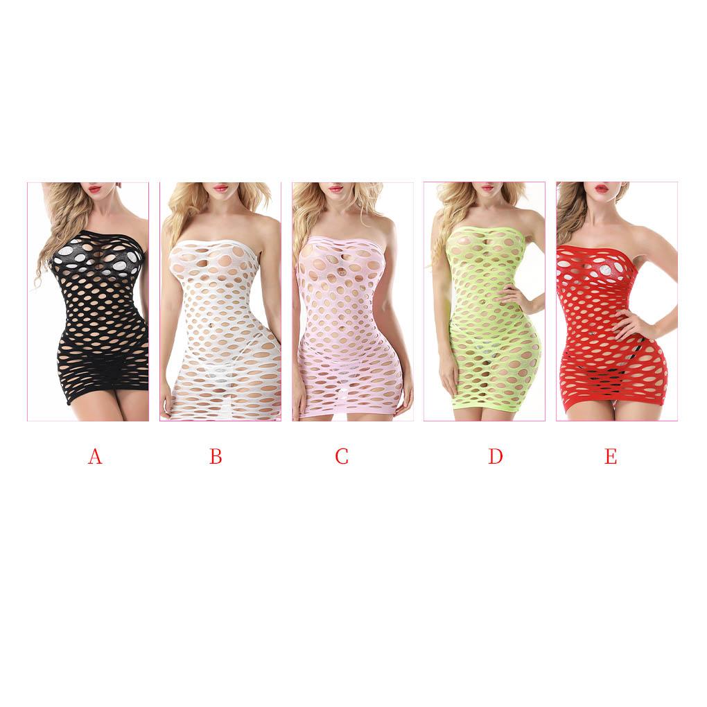 Women Fashion Lingerie Fishnet Design Breathable Bodysuit Jumpsuit