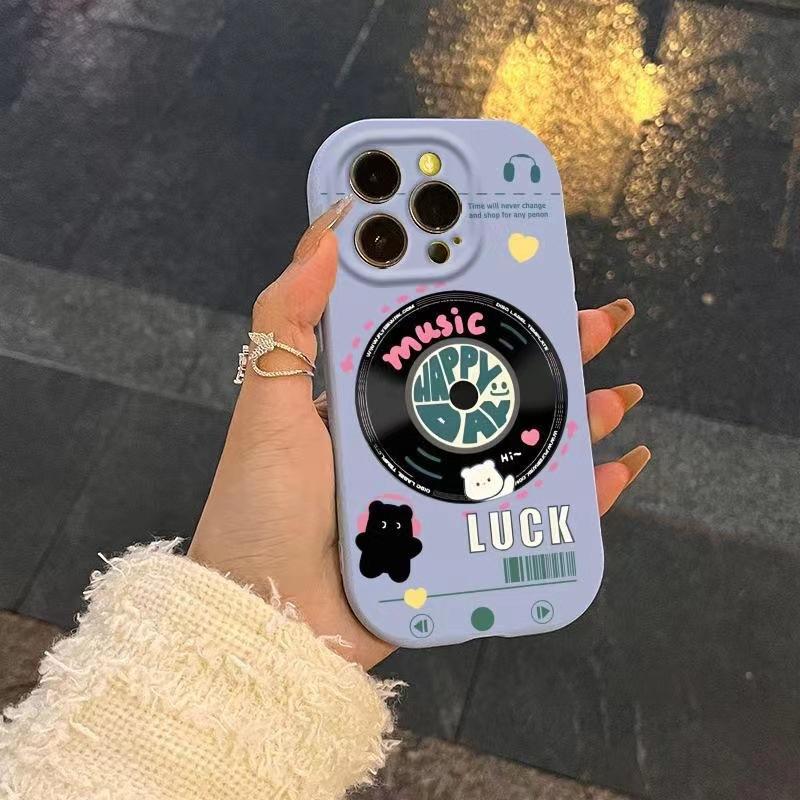 Compatible with Apple 16pro Cartoon 15promax Phone Case 14plus Creative 13 Matte 12pro11