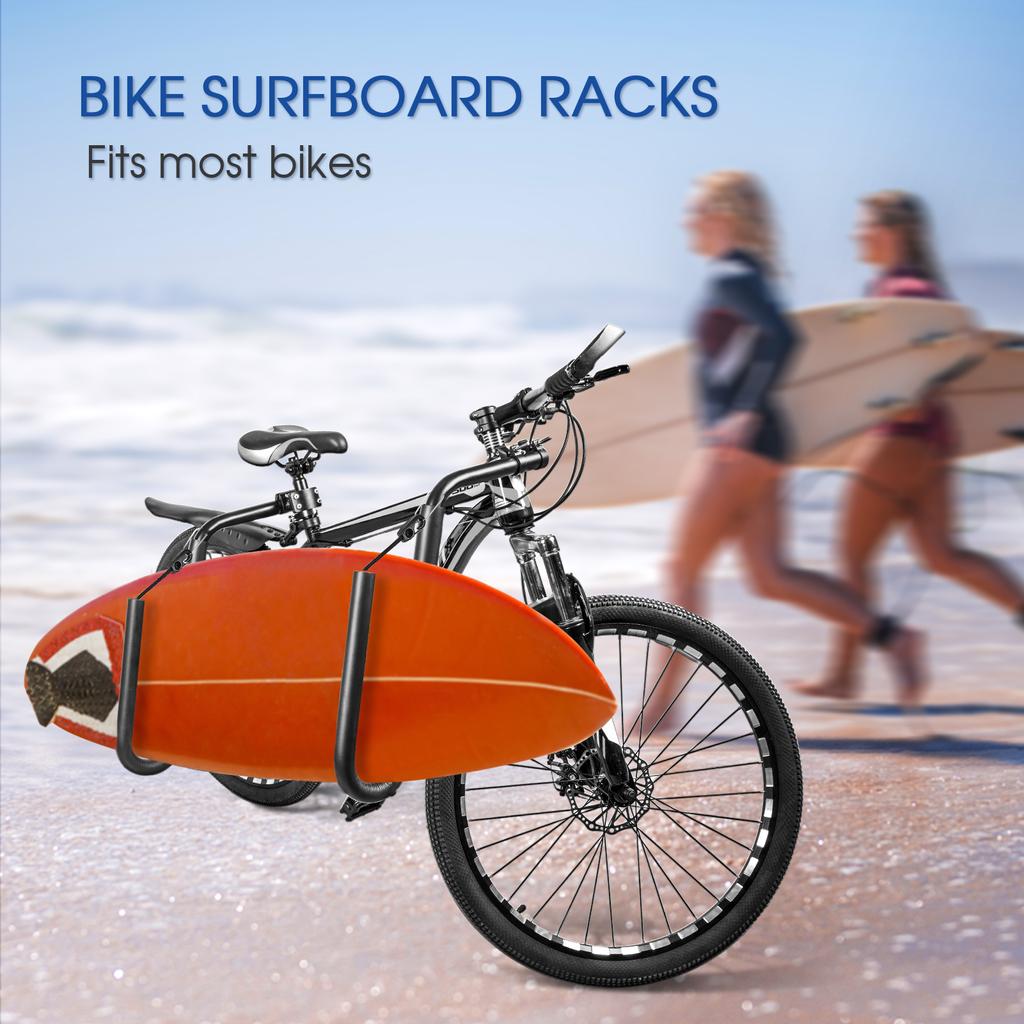 Bike Surfboard Rack Easy To Install Aluminum Alloy Foam Longboard Carrier Holder Rack