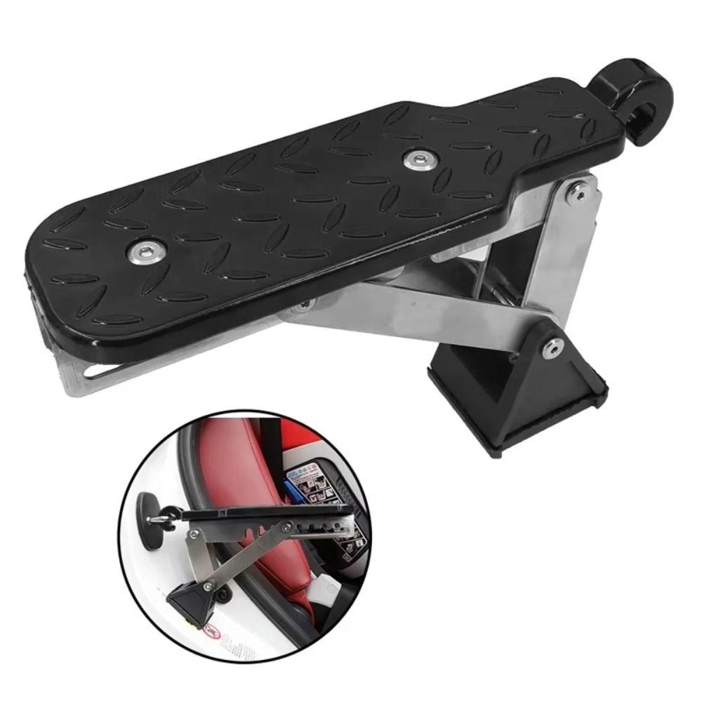 Aluminum Zinc Zinc Alloy Car Door Step Universal Lock Hook Foot Pedal Auto Assist Pedal Off-Road Vehicles