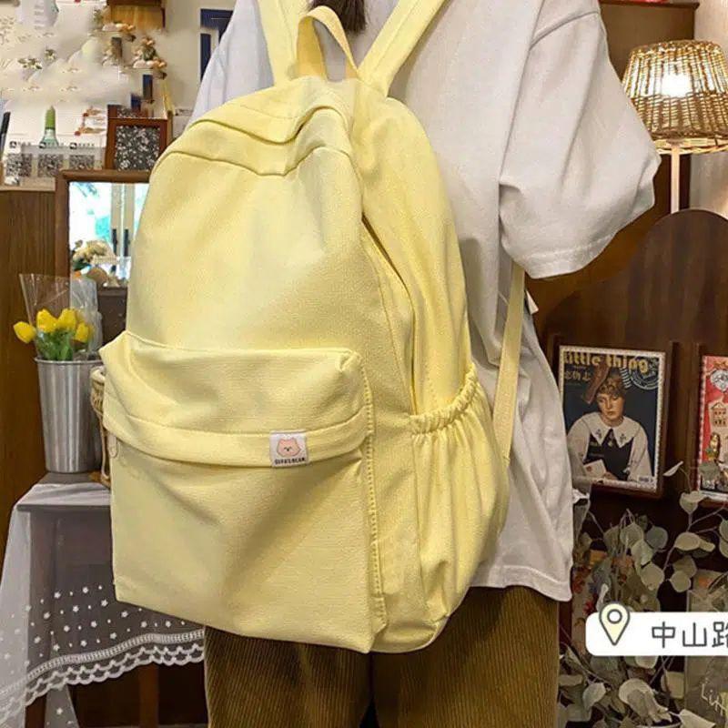 Backpack Female Korean Version Mori Simple and Versatile Junior High School College Student Schoolbag Large-capacity Backpack
