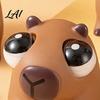 Capybara Squeeze Toy Popping Eye Anxiety Stress Relief Sitting Adult Reliever Pinch Sensory Soft Ball Animal Fidget