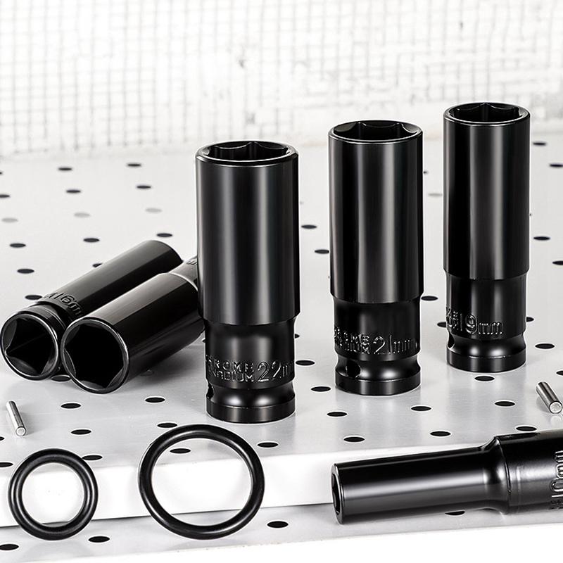 1/2" Drive Deep Impact Socket Drive Metric Wrench Socket Deep Impact Socket Pneumatic Wrench Head Tire Removal Tools