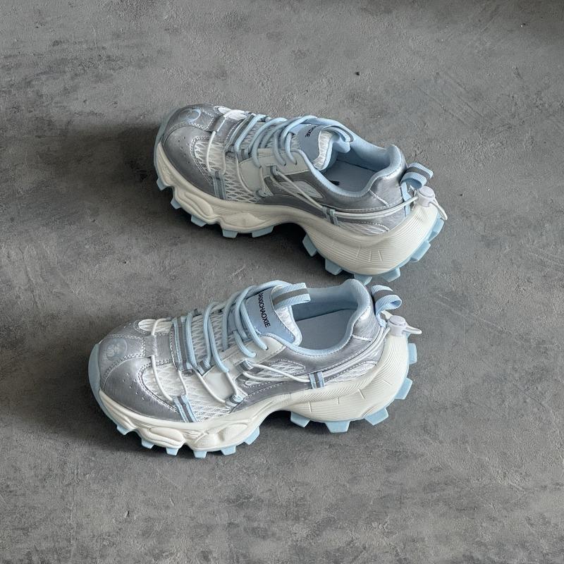 

Dad shoes women s summer thin new breathable mesh mesh shoes summer platform shoes travel sports shoes 39 синій