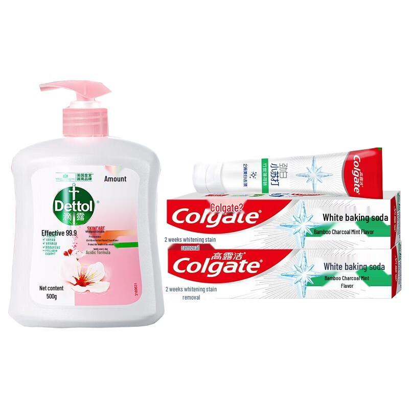 

Dettol Hand Wash & Colgate Toothpaste Bundle