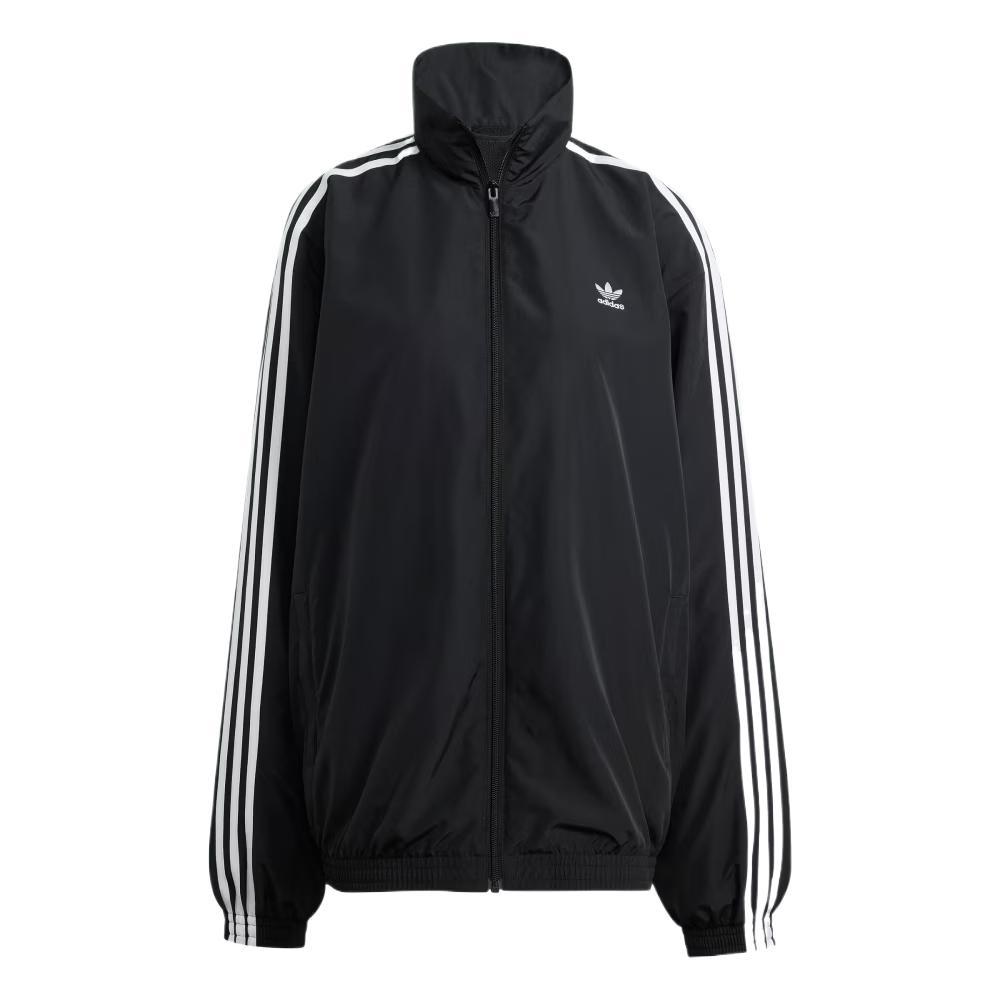 (WMNS) adidas Adilenium Season 3 Oversized Track Jacket Asia Sizing Black White Women s JD3392 L