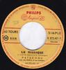 7inch Record PATACHOU  La Musique B372421F Philips 1957 France Pop Used