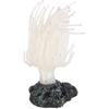 Aquarium Coral Ornaments, Aquarium White Emulational Water Grass Soft Coral Decoration Fish Tank Artificial Sea Urchin Marine Organism Ornaments