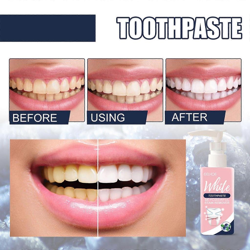 Eelhoe Blueberry Toothpaste Gentle Clean Teeth Fresh Breath Clean Daily Care Blueberry Toothpaste