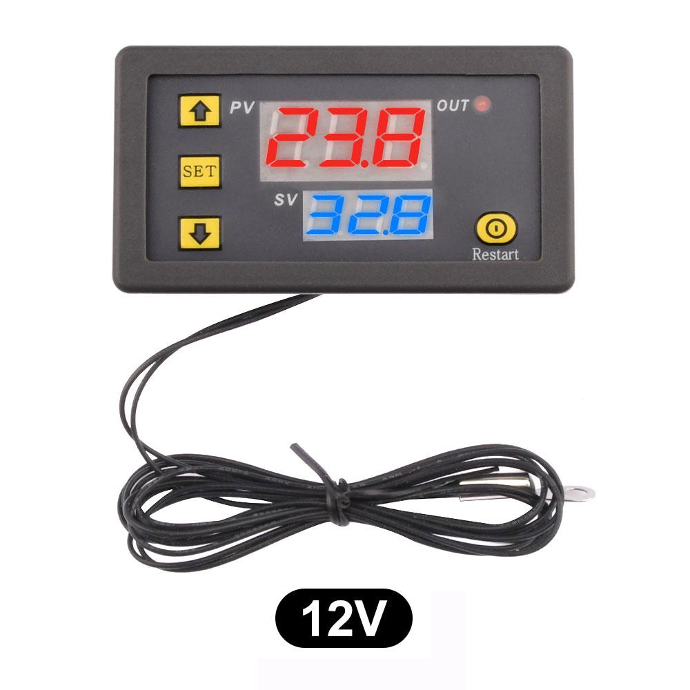 DC 5V/12V/24V Thermostat Digital Temperature Controller Regulator Thermoregulator Incubator NTC Sensor Switch Module