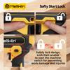 MELLWIN Cordless Electric Nail Gun 2 Mode Wireless Stapler Woodworking Framing Staple Gun Tools F30 For Makita 18V Battery Pin