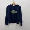 Used LACOSTE Clock Magic Multi Crocodile Sweatshirt Navy 34