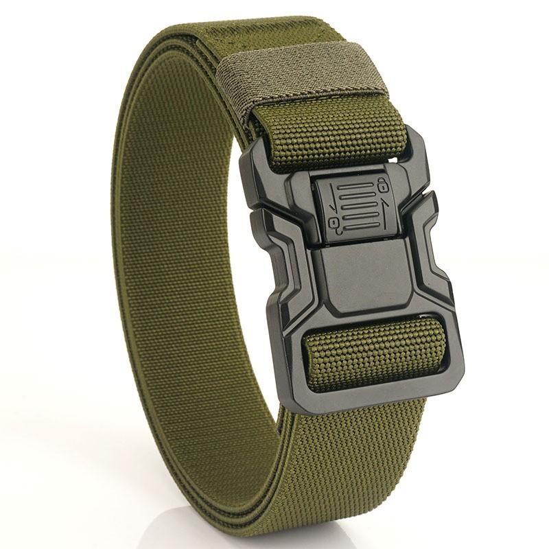 

3.8cm Double Safety-Release Aluminum Alloy Buckle Nylon Belt Men s Cobra 125cm