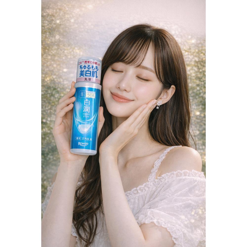 Hada Labo Shirojyun Bělící mléko 140 ml – Japonské tajemství křišťálové záře