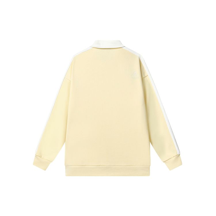 Fila Color Block Half Zip Polo Shirt Women Tops Light-Yellow F11W319209F-YE