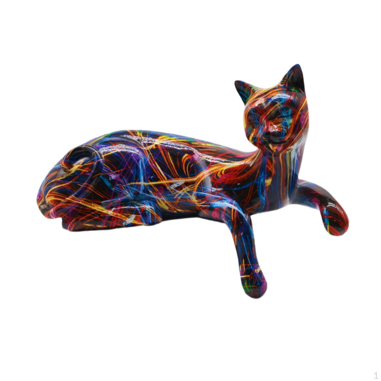 

Очаровательная статуэтка кошки из смолы для домашнего декора Style B