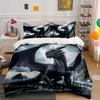 Epic Dragon-Themed Adventure Set Exquisite Three-Piece Bedding Set Gift For Kids And Adults