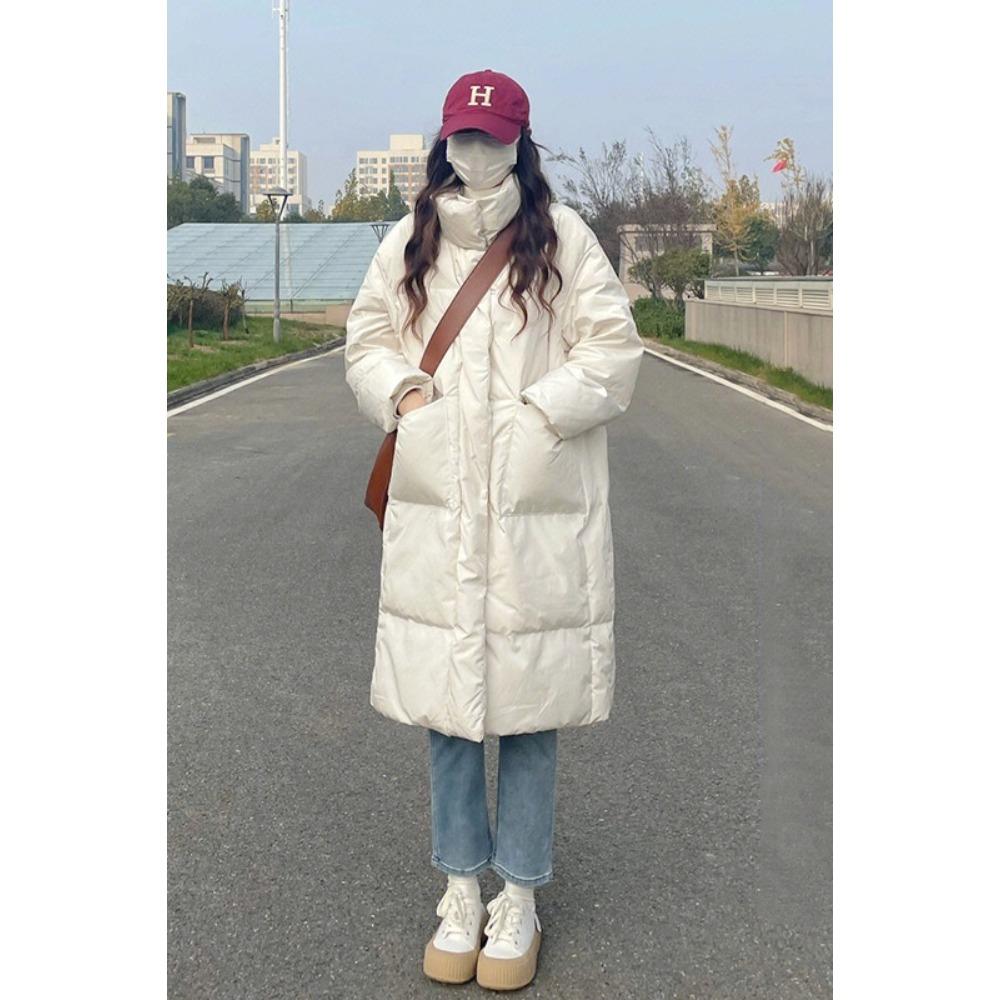 Oversize Bread Clothes Down Cotton-padded Clothes Women's Winter Coats Medium and Long Thick Cotton-padded Jackets New Trendy