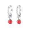 New 925 Silver Charms Watermelon Cherry Earrings Beads Fit Bracelets for Women Necklace DIY Fine Jewerly