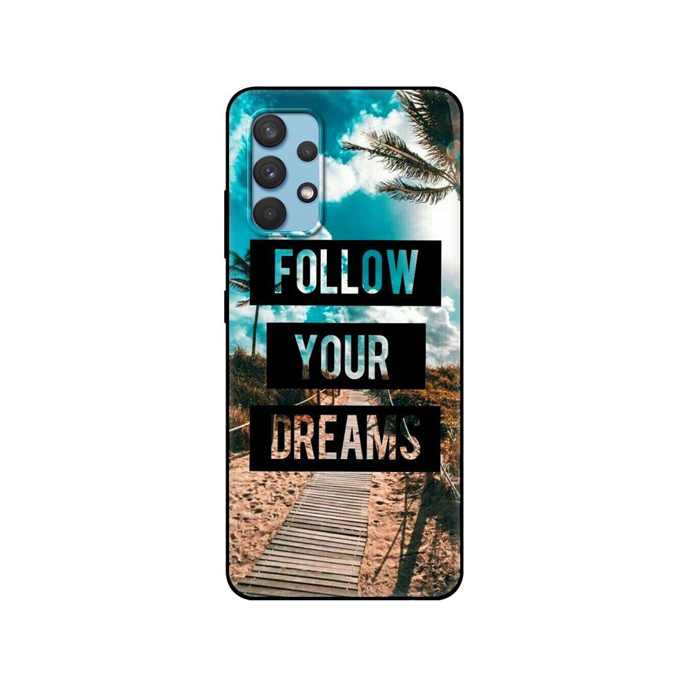 Czarny pokrowiec tpu do Samsunga Galaxy A12 A22 A32 A42 A52 A72 4g 5g S21 PLUS ultra tylna obudowa podróż góra morze plaża cytaty